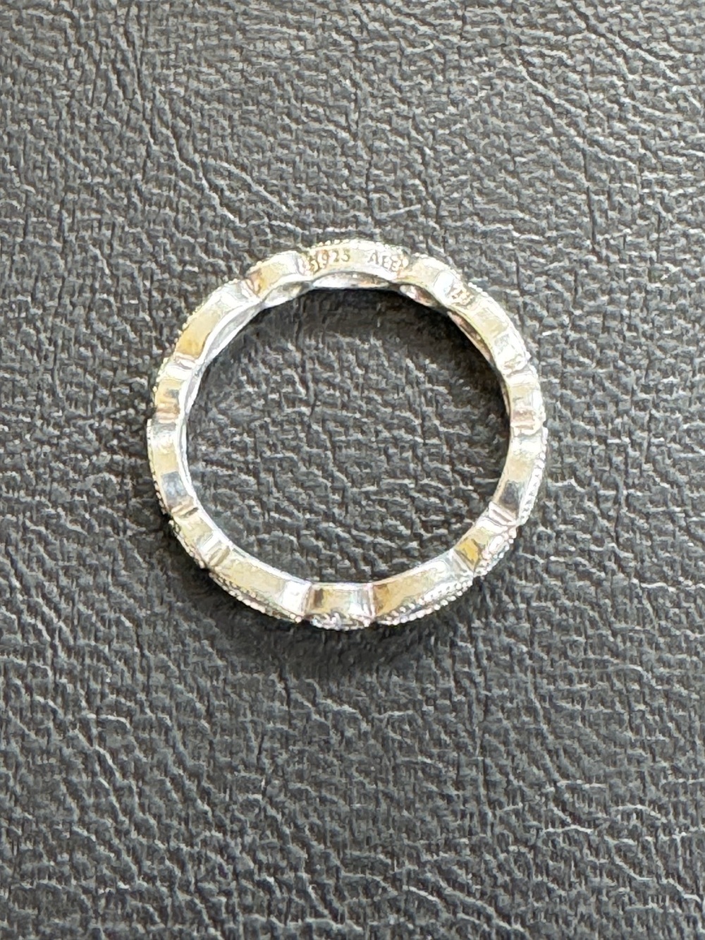 Pandora Alluring Marquise Eternity Band Size 9 Retired - Picture 4 of 8